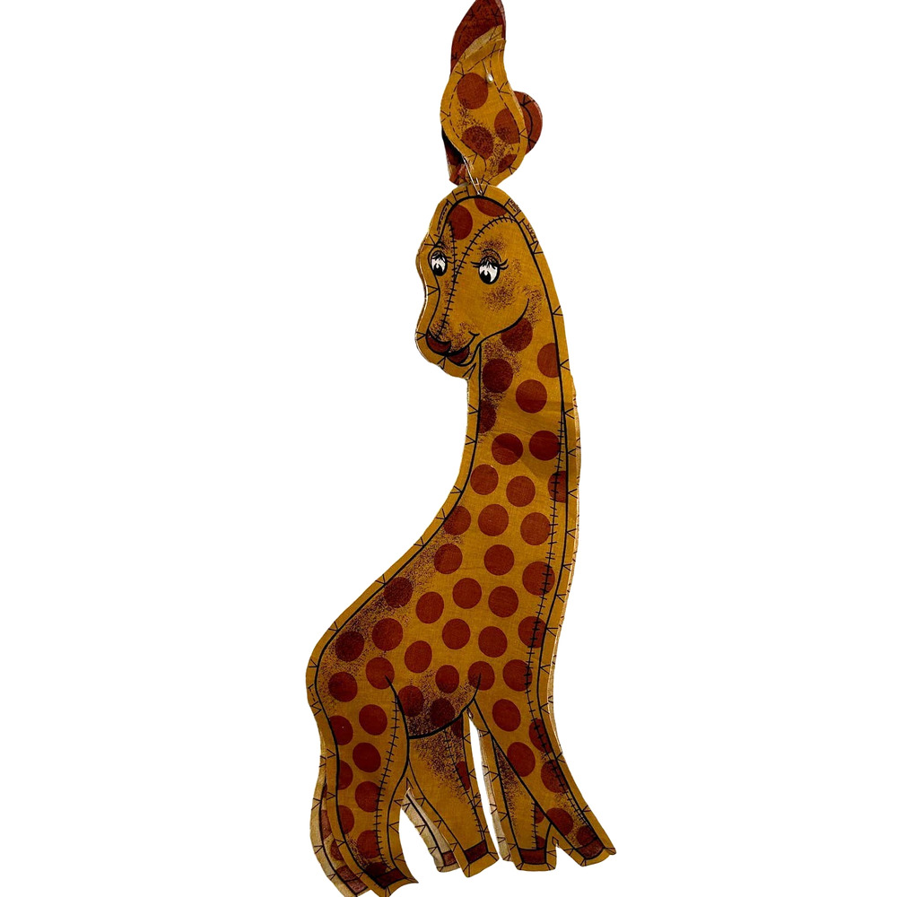Vintage Giraffe Plush Unfinished Project  Approx.‎ 26" Finished HTF